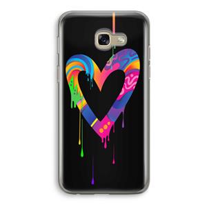 CaseCompany Melts My Heart: Samsung Galaxy A5 (2017) Transparant Hoesje