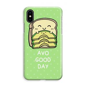 CaseCompany Avo Good Day: iPhone XS Max Volledig Geprint Hoesje