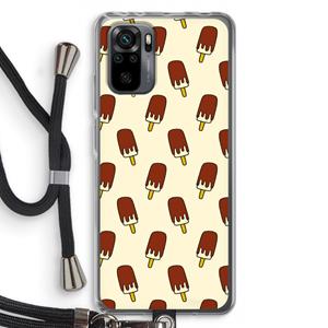 CaseCompany Yummy: Xiaomi Redmi Note 10 Pro Transparant Hoesje met koord