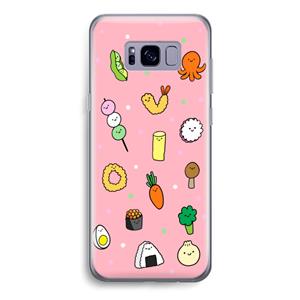 CaseCompany Happy bento friends: Samsung Galaxy S8 Transparant Hoesje