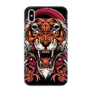 CaseCompany Tiger and Rattlesnakes: iPhone XS Tough Case