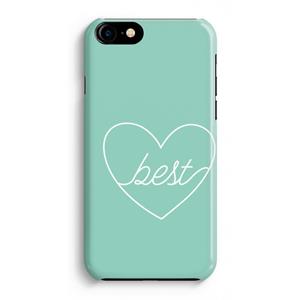 CaseCompany Best heart pastel: Volledig Geprint iPhone 7 Plus Hoesje