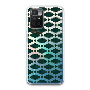 CaseCompany Moroccan tiles: Xiaomi Redmi 10 Transparant Hoesje