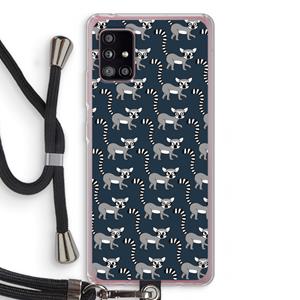 CaseCompany Makis: Samsung Galaxy A51 5G Transparant Hoesje met koord