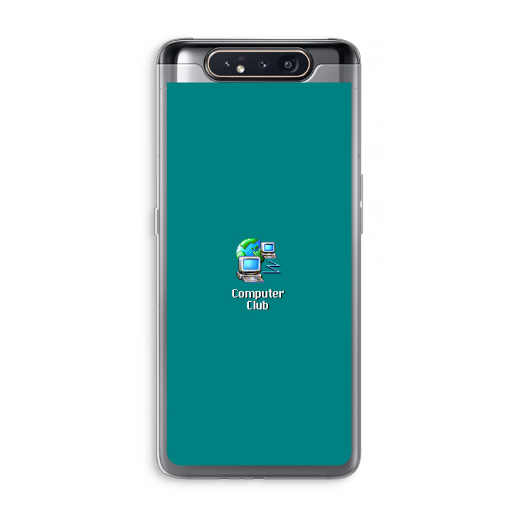 CaseCompany Win98: Samsung Galaxy A80 Transparant Hoesje