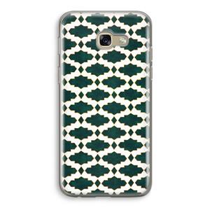 CaseCompany Moroccan tiles: Samsung Galaxy A5 (2017) Transparant Hoesje