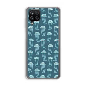 CaseCompany Kwallie: Samsung Galaxy A12 Transparant Hoesje