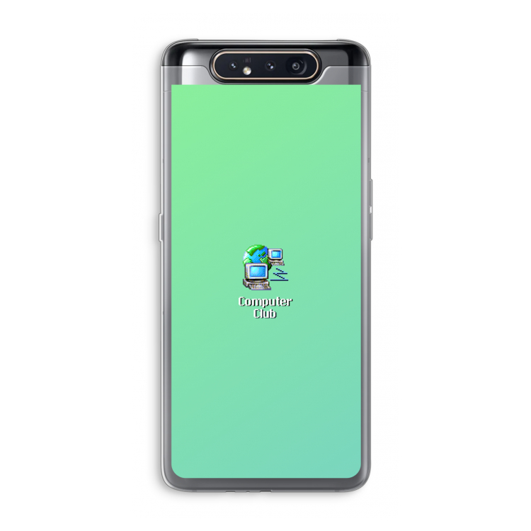 CaseCompany Win98: Samsung Galaxy A80 Transparant Hoesje