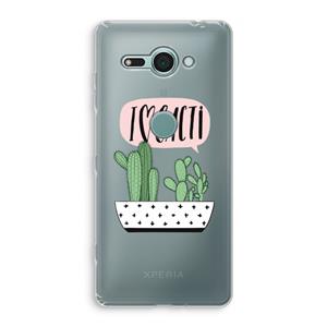 CaseCompany I love cacti: Sony Xperia XZ2 Compact Transparant Hoesje