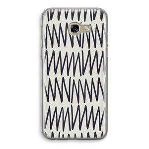 CaseCompany Marrakech Zigzag: Samsung Galaxy A5 (2017) Transparant Hoesje