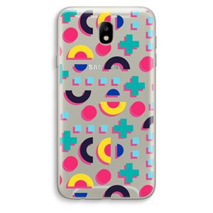 CaseCompany 8-bit N°2: Samsung Galaxy J7 (2017) Transparant Hoesje