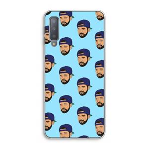 CaseCompany Drake Away: Samsung Galaxy A7 (2018) Transparant Hoesje