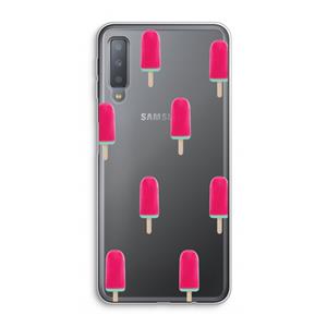 CaseCompany Waterijsje: Samsung Galaxy A7 (2018) Transparant Hoesje