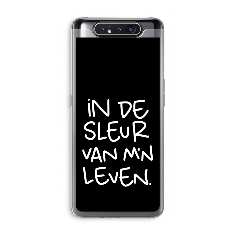 CaseCompany De Sleur: Samsung Galaxy A80 Transparant Hoesje