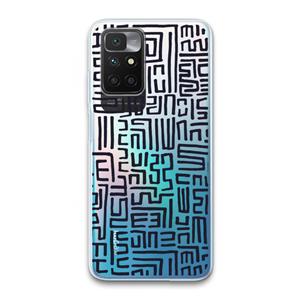 CaseCompany Moroccan Print: Xiaomi Redmi 10 Transparant Hoesje