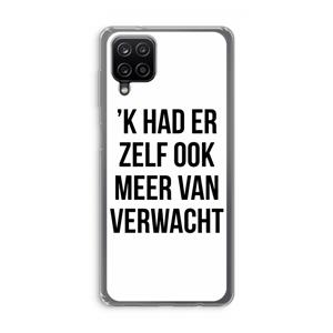 CaseCompany Meer verwacht: Samsung Galaxy A12 Transparant Hoesje