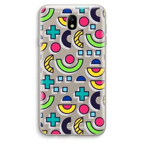 CaseCompany 8-bit N°6: Samsung Galaxy J7 (2017) Transparant Hoesje