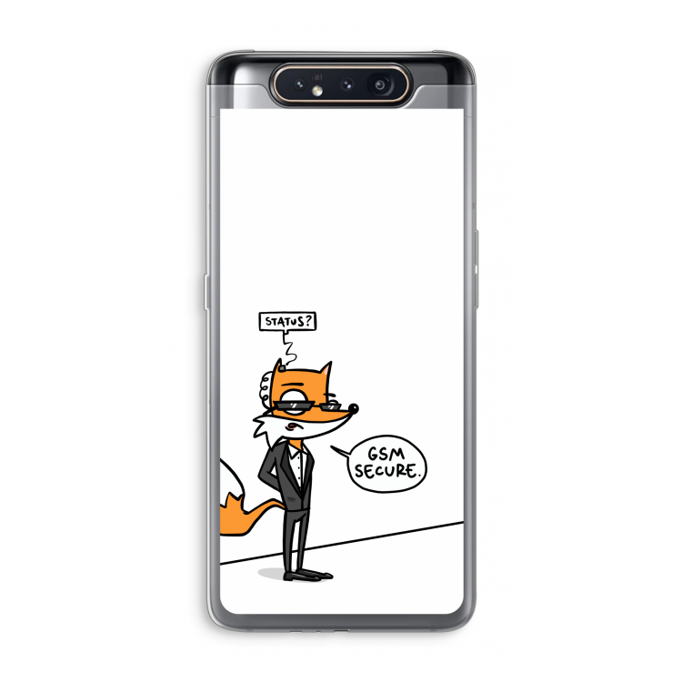 CaseCompany GSM secure: Samsung Galaxy A80 Transparant Hoesje