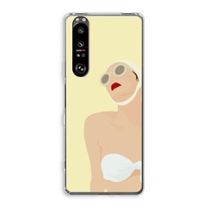CaseCompany Summer: Sony Xperia 1 III Transparant Hoesje