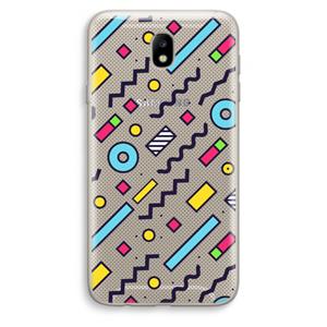 CaseCompany 8-bit N°8: Samsung Galaxy J7 (2017) Transparant Hoesje