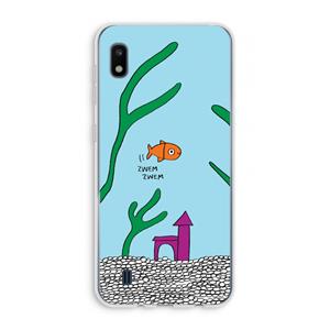 CaseCompany Aquarium: Samsung Galaxy A10 Transparant Hoesje