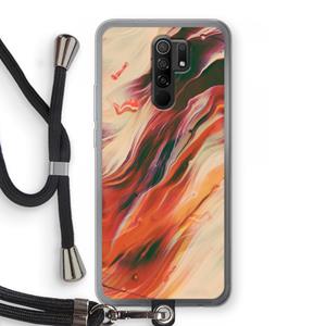 CaseCompany Forgotten Lands: Xiaomi Redmi 9 Transparant Hoesje met koord