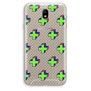 CaseCompany 8-bit N°10: Samsung Galaxy J7 (2017) Transparant Hoesje