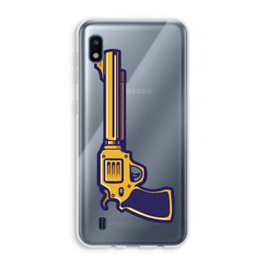 CaseCompany Pew Pew Pew: Samsung Galaxy A10 Transparant Hoesje