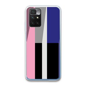 CaseCompany Gestalte 4: Xiaomi Redmi 10 Transparant Hoesje