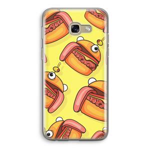 CaseCompany Hamburger: Samsung Galaxy A5 (2017) Transparant Hoesje