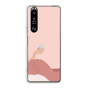 CaseCompany Wine: Sony Xperia 1 III Transparant Hoesje