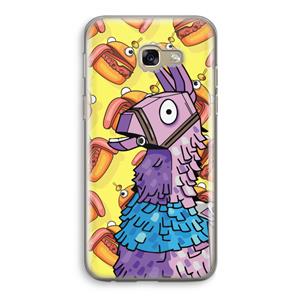 CaseCompany Loot Burger: Samsung Galaxy A5 (2017) Transparant Hoesje