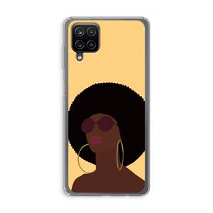 CaseCompany Golden hour: Samsung Galaxy A12 Transparant Hoesje
