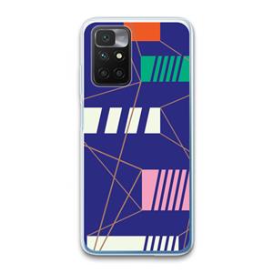 CaseCompany Gestalte 5: Xiaomi Redmi 10 Transparant Hoesje