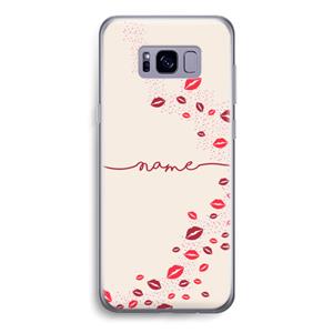 CaseCompany Kusjes: Samsung Galaxy S8 Transparant Hoesje