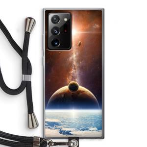 CaseCompany Omicron 2019: Samsung Galaxy Note 20 Ultra / Note 20 Ultra 5G Transparant Hoesje met koord