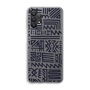 CaseCompany Marrakech print: Samsung Galaxy A32 5G Transparant Hoesje