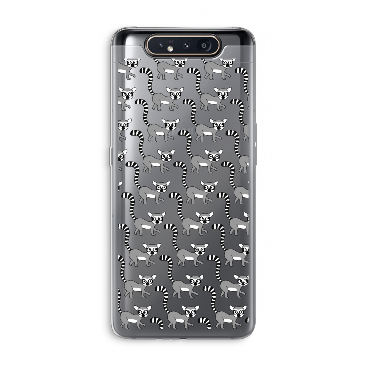 CaseCompany Makis: Samsung Galaxy A80 Transparant Hoesje