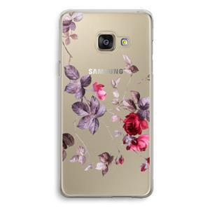 CaseCompany Mooie bloemen: Samsung Galaxy A3 (2016) Transparant Hoesje