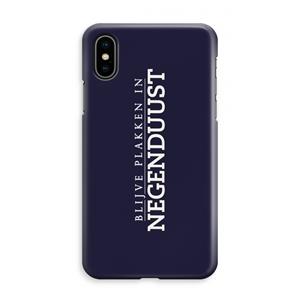 CaseCompany Blijve plakken in Negenduust: iPhone XS Max Volledig Geprint Hoesje