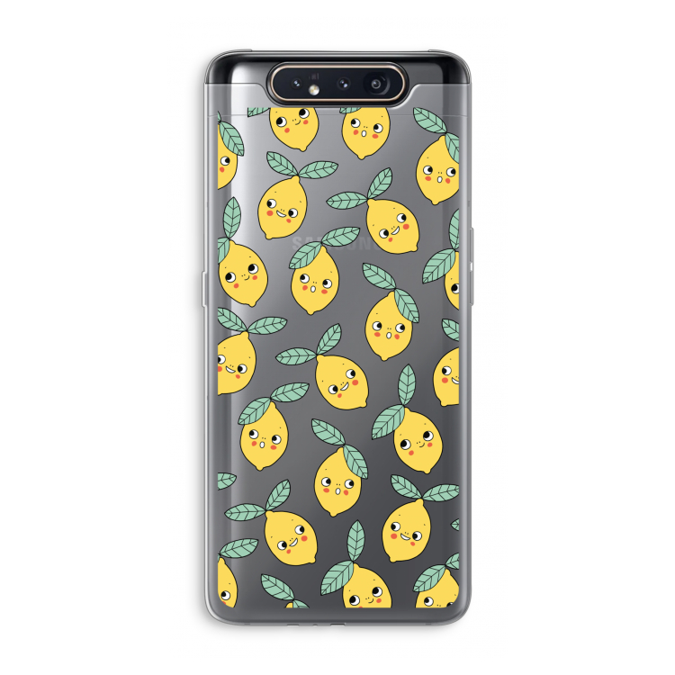 CaseCompany Citroenen: Samsung Galaxy A80 Transparant Hoesje