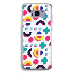 CaseCompany 8-bit N°2: Samsung Galaxy S8 Transparant Hoesje