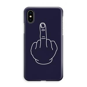 CaseCompany F**k U: iPhone XS Max Volledig Geprint Hoesje