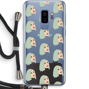 CaseCompany King Kylie: Samsung Galaxy S9 Plus Transparant Hoesje met koord