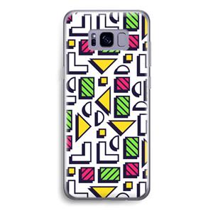 CaseCompany 8-bit N°4: Samsung Galaxy S8 Transparant Hoesje