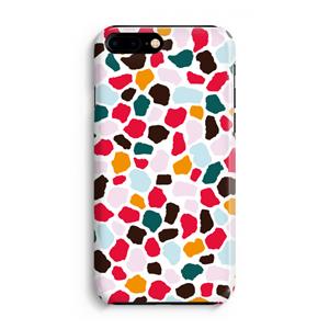 CaseCompany Colored Giraffe: Volledig Geprint iPhone 7 Plus Hoesje