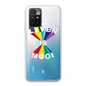 CaseCompany Het Leven Is Mooi: Xiaomi Redmi 10 Transparant Hoesje