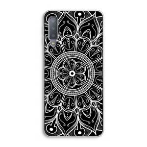 CaseCompany Roses Are Red: Samsung Galaxy A7 (2018) Transparant Hoesje