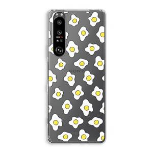 CaseCompany Spiegeleitjes: Sony Xperia 1 III Transparant Hoesje