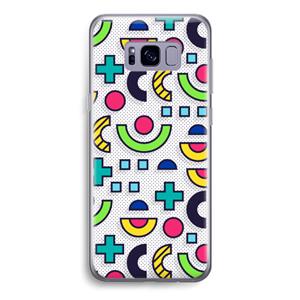 CaseCompany 8-bit N°6: Samsung Galaxy S8 Transparant Hoesje